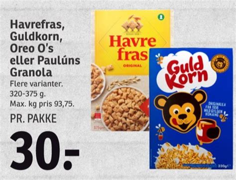 Guldkorn Morgenmadsprodukt Tilbud Hos SPAR