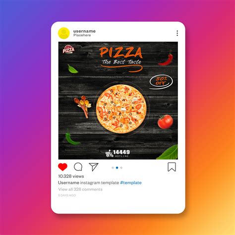 Pizza Social Media Designun Official On Behance