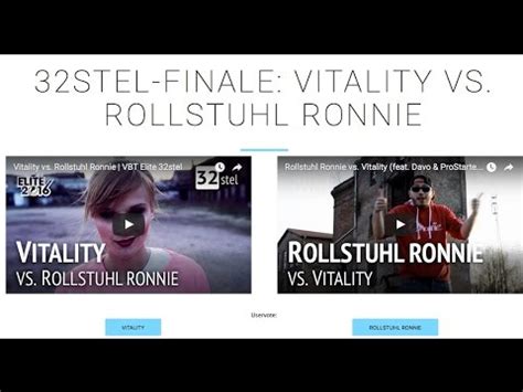 Let S Watch Vbt Elite Tel Vitality Vs Rollstuhl Ronnie Youtube