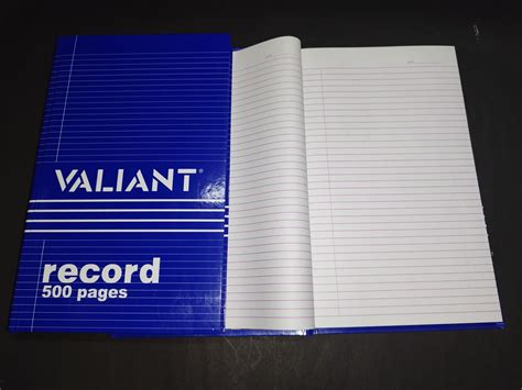 Valiant Record Book Pages Lazada Ph