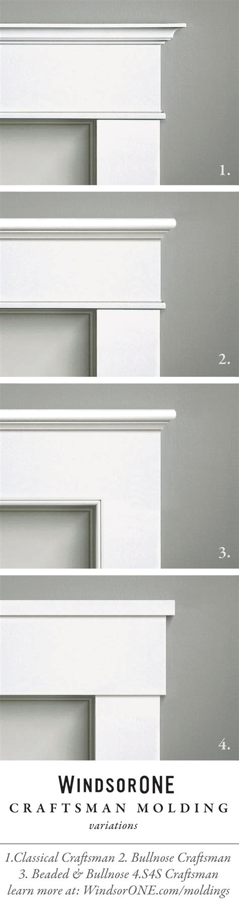 Craftsman Molding Variations Using Windsorone Trim Boards And Moldings