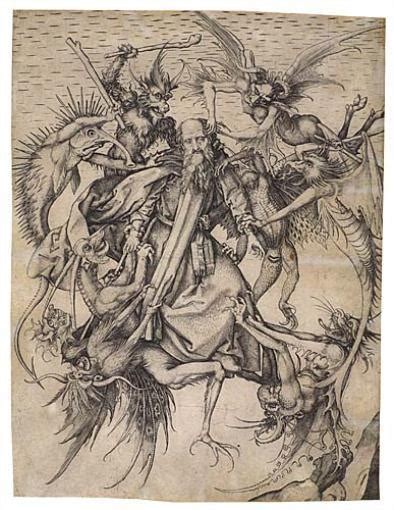 Martin Schongauer The Tribulations Of St Anthony 1470 1475