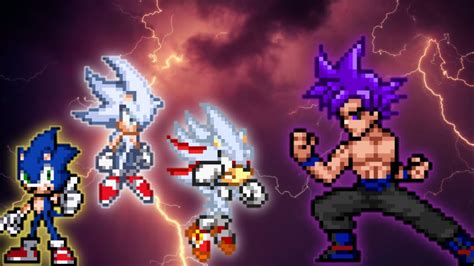 Sonic Chaos OP Sonic Hyper V3 OP Shadic Hyper OP VS Goku 1000 Years