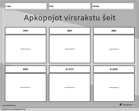 Summa Portrets Melnbalts Storyboard Par Lv Examples