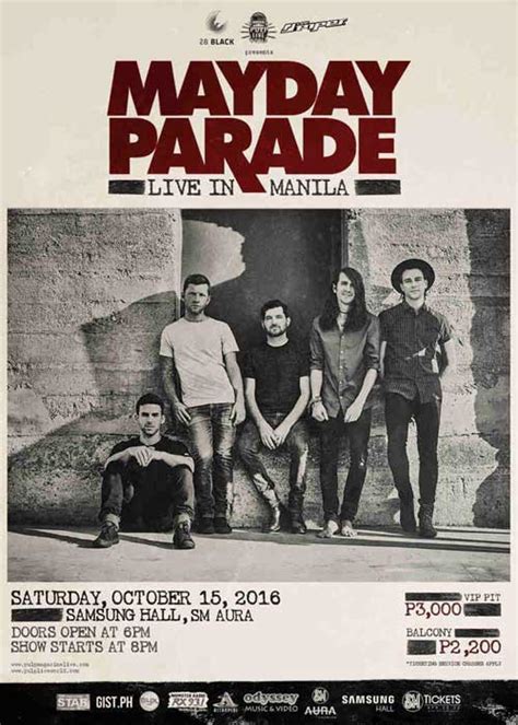 mayday parade live in manila - Philippine Concerts