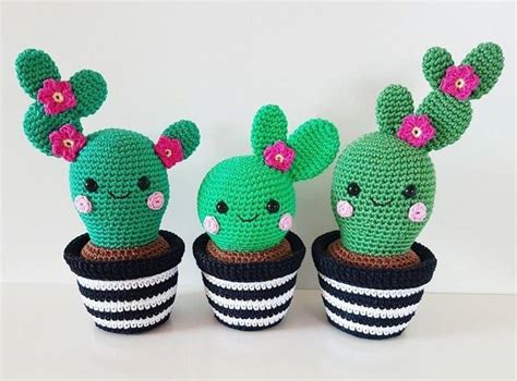 15 Idées De Cactus Au Crochet