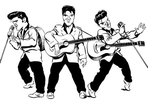 Elvis Cartoon Drawing At PaintingValley Explore Collection Of