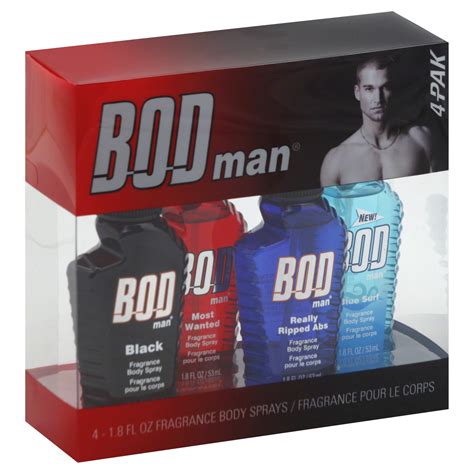 Bod Man 4 Pack Body Sprays