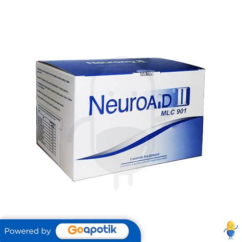 NEUROAID II MLC 901 BOX 60 KAPSUL Kegunaan Efek Samping Dosis Dan