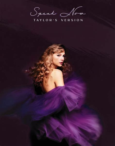 Speak Now (Taylor’s Version) Extended Album Cover | Taylor swift speak ...