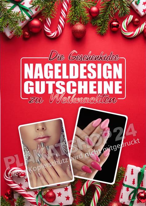 Den Verkauf Von Nageldesigngutscheine Zu Weihnachten Bewerben