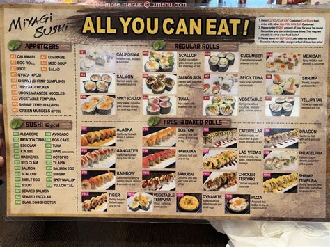 Online Menu of Miyagi Sushi Restaurant, San Bernardino, California ...