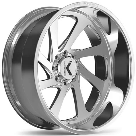 Kg1 Forged Kc014 Trident 26x12 Polished Rev Wheels And Rims