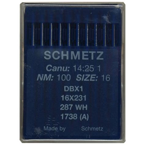 SCHMETZ 14 25 16X231 16X95 287WH 1738