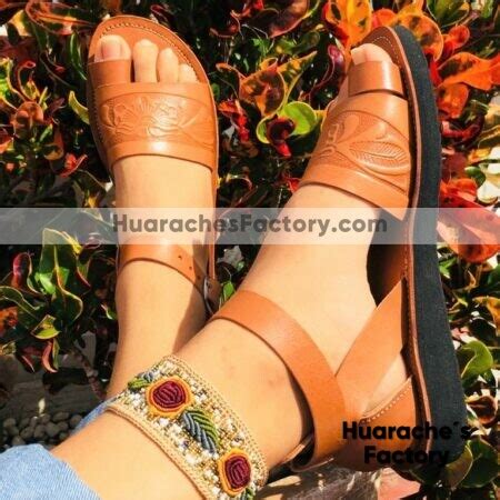 Zj Huarache Mexicano Artesanal Mayoreo Fabrica Para Mujer De