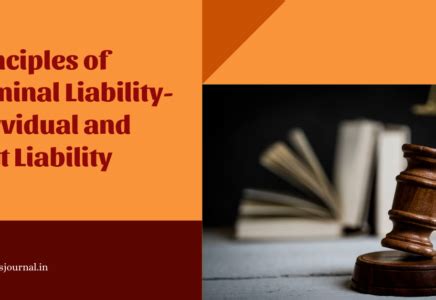 Strict Liability Offences In Ipc Law Times Journal