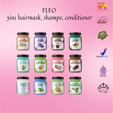 Jual Bpom Paket Perawatan Rambut Fleo In Hairmask Shampo