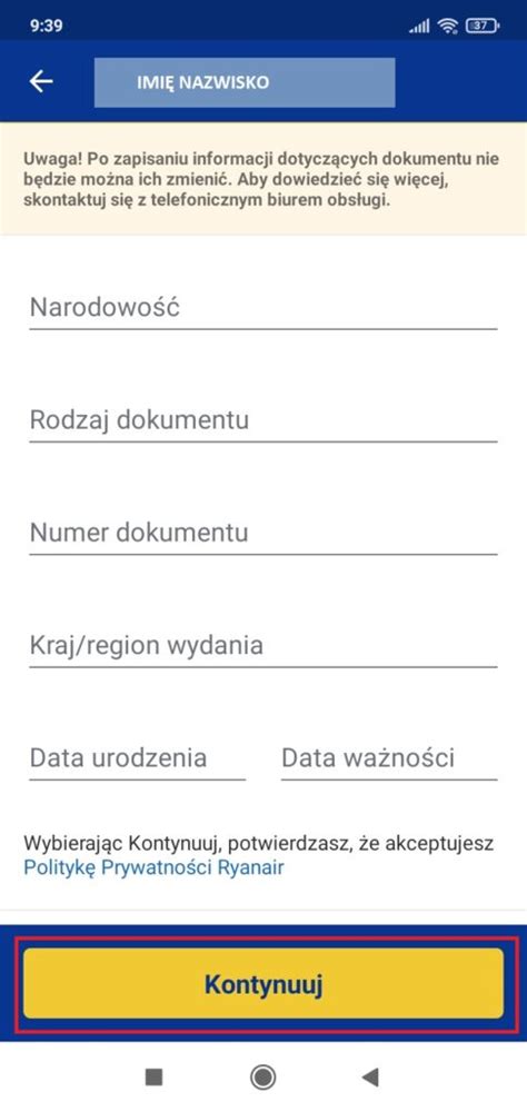 Odprawa On Line W Aplikacji Ryanair Instrukcja Krok Po Kroku