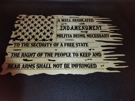 Distressed American 2nd Amendment Flag Awesome 4th Of July T Etsy