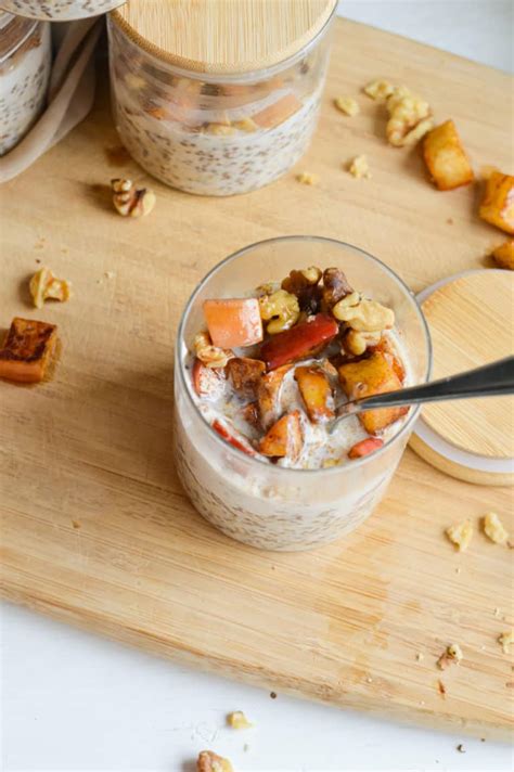 Apple Pie Overnight Oats Nourished By Nic