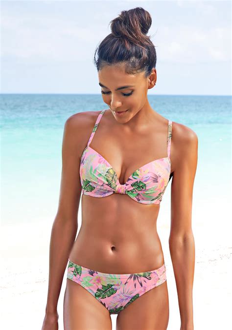 S Oliver B Gel Bikini Top Azalea Im Tropischen Druck Bestellen Bei Otto