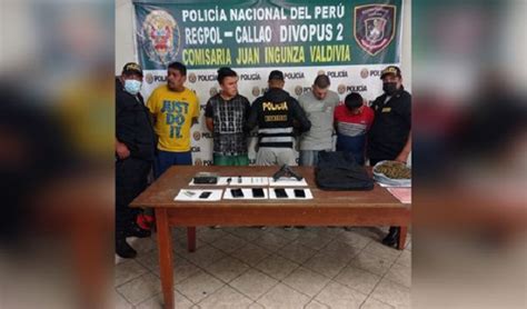 Callao Policía desarticula 6 bandas criminales