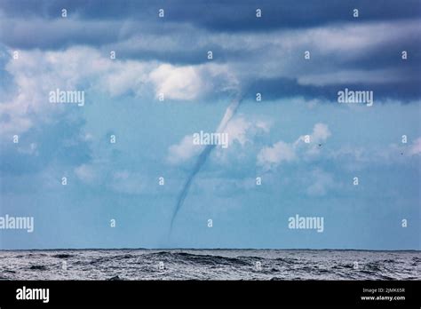 sea tornado stock photo alamy