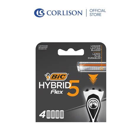 BIC Hybrid 5 Flex Refill Pack 4 (Shaver / Razor) | Shopee Singapore