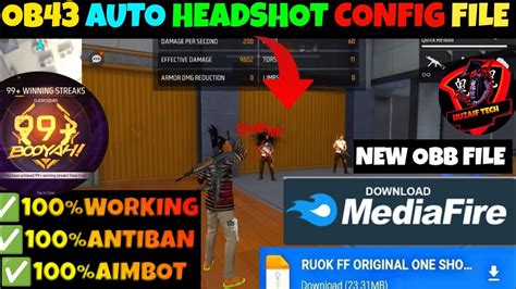 Ob Auto Headshot Config File Ff Aimbot Aimlock Headshot Config File