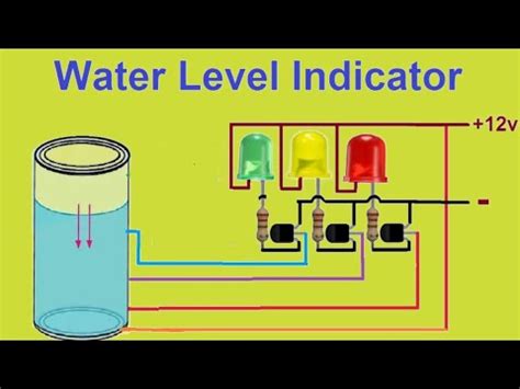 vvv water level indicatorusing  transistor youtube