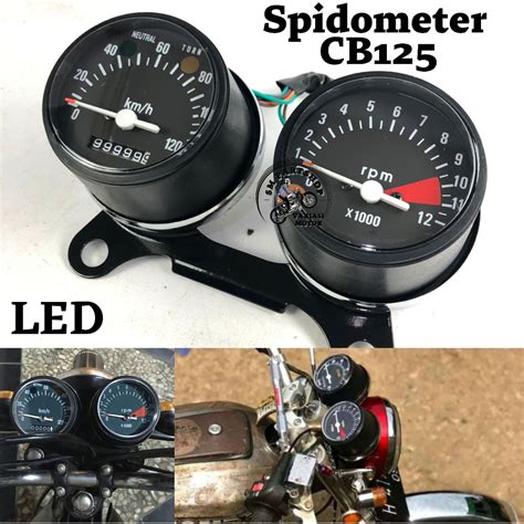 Jual Spido CB125 CB 125 Led Speedometer spedo meter cb 125 Speedo set ...