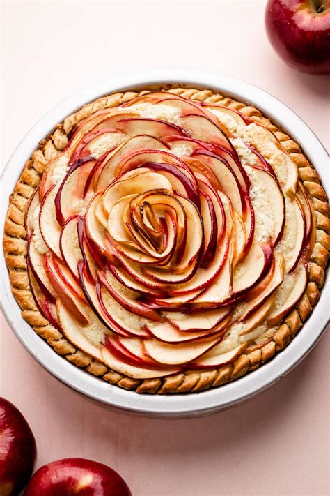 Flower Apple Pie Baked