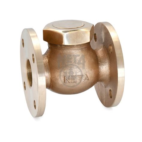 Bronze Union Cover Horizontal Lift Check Valve Neta Valves Neta