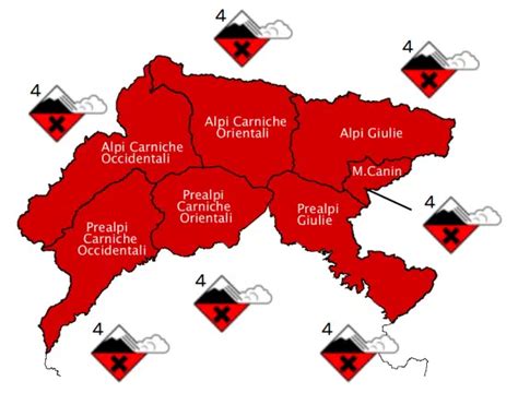 Pericolo Valanghe Forte Mercoled E Gioved Sulle Montagne Friulane