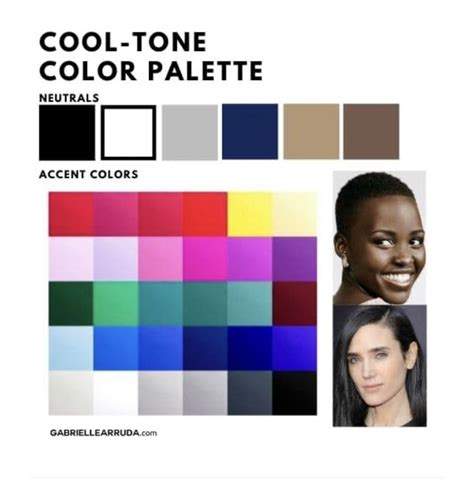 Cool tone Color palette | Deep winter palette, Color palette, Color combinations for clothes