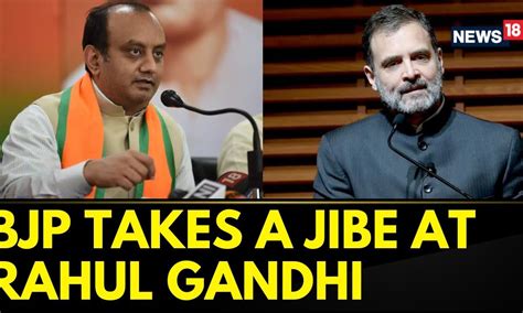 BJP Leader Sudhanshu Trivedi Takes On Rahul Gandhi S Remarks On Muslim