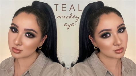 Teal Smokey Eye Makeup Tutorial Dania Marie Youtube