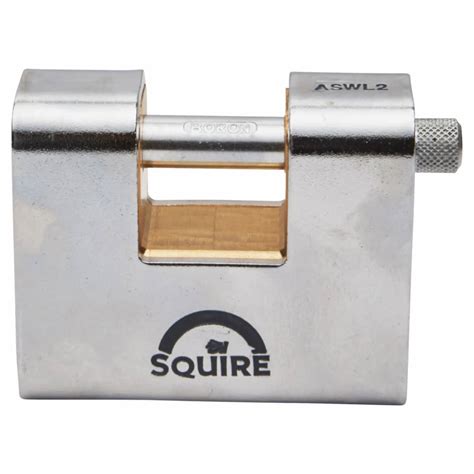 Henry Squire Armoured Steel Shutter Lock 80mm KA IronmongeryDirect