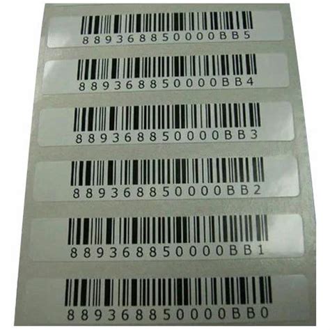 Paper Printed Barcode Label At Rs 3 Piece In Hyderabad ID 20372669133