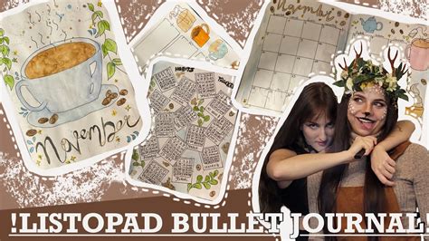 Bullet Journal Listopad Zaplanuj Ze Mn Listopad W Bullet Journal