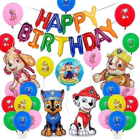 Ballon Pat Dog Patrouille Deco Anniversaire Fille ou Garçon Happy