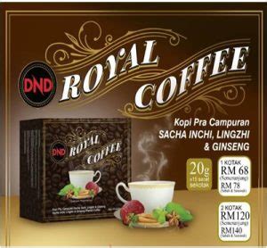 Dnd Royal Coffee Dr Noordin Darus Formula