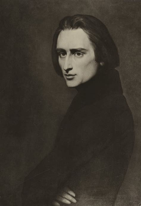 Franz Liszt Hungarian Composer By Ary Scheffer