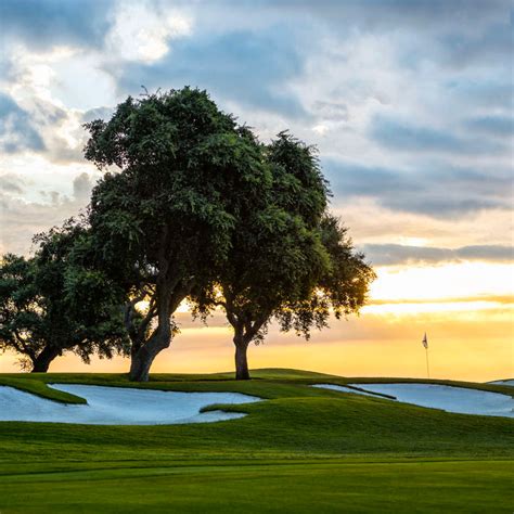 Golf Course Sunset Sky Wall Art Photography