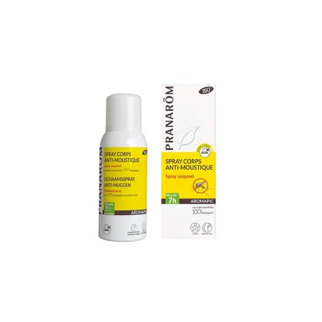 Pranarôm Spray corps Anti Moustique Bio 75 ml Sebio