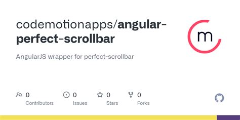 Github Codemotionapps Angular Perfect Scrollbar Angularjs Wrapper