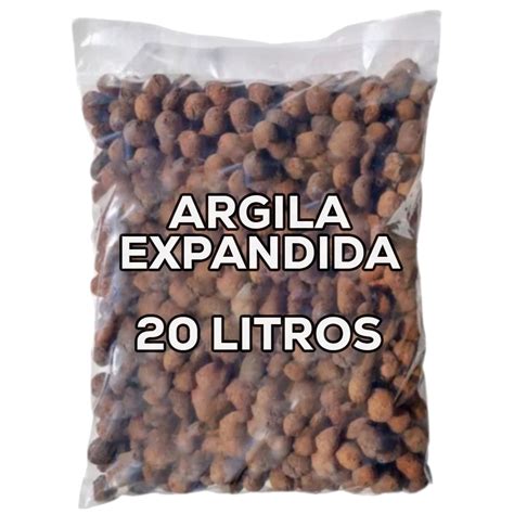 Argila Expandida Litros Kg Paisagismo Drenagem Vasos Jardim