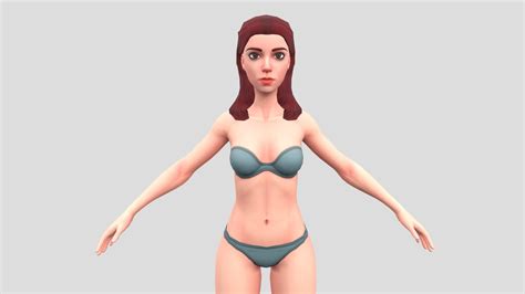 Female Character Rigged Basemesh Buy Royalty Free D Model By Your