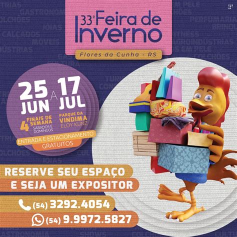 Feira de Inverno de Flores da Cunha tem comercialização de espaços