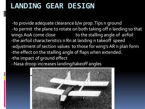 Landing gear design